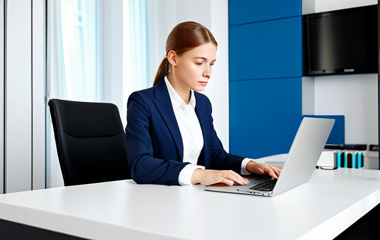 **
A professional businesswoman in a modest, tailored business suit, sitting at a clean desk in a bright, modern Moscow office. She is working on a laptop. Fully clothed, appropriate attire, safe for work, perfect anatomy, natural proportions, professional photography, high quality. Family-friendly, appropriate content.
**