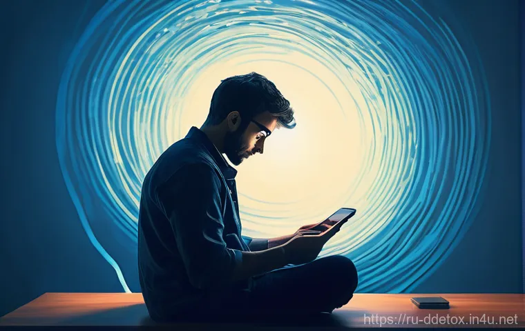 디지털디톡스와 감정 조절 훈련 - Image Prompt 1: The Digital Trap of Isolation** 디지털디톡스와 감정 조절 훈련 - Image Prompt 1: The Digital Trap of Isolation**